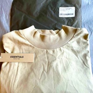 New FEAR OF GOD ESSENTIALS Long Sleeve Tee Egg Shell
